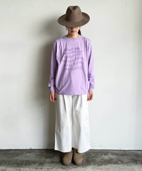 トレーナー スウェット FD:「キャラチョイ」Disney ディズニー  ミッキーマウス ミニーマウス　ロングスリーブ Tシャツ レディース メンズ MICKEY MOUSE トレーナー スウェット FD:「キャラチョイ」Disney