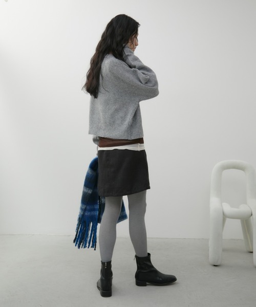 Aunt Marie's（アントマリーズ） ニット セーター ミックスショート丈