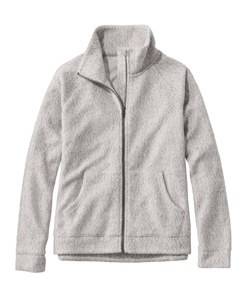 カーディガン ヘリテージ・マールド・フリース、ジップ・カーディガン 米国フィット・プチ レディース L.L.Bean カーディガン ヘリテージ・マールド・フリース、ジップ