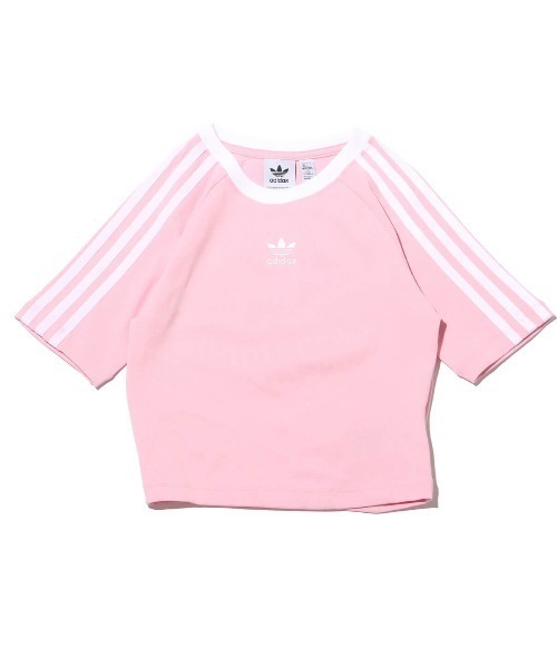 ★関税込★adidas★W 3S BABY TEE ベビーTシャツ★ adidas tシャツ 3 S BABY TEE / アディダス スリーストライプス