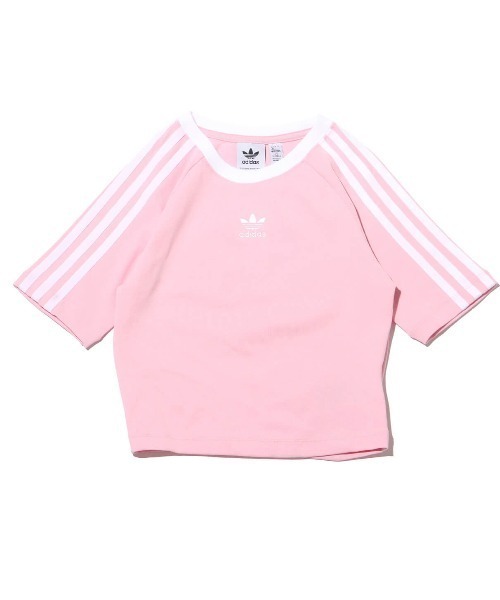 tシャツ Tシャツ レディース adidas 3 S BABY TEE / アディダス スリーストライプス ベイビー Tシャツ｜zozo