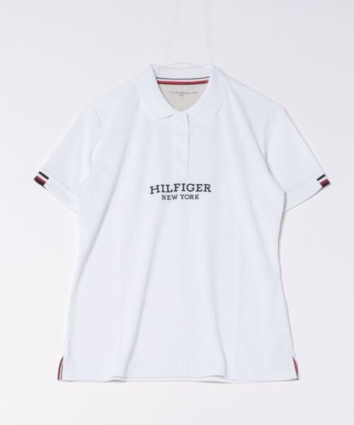 ポロシャツ ポロ フリル ロゴ ポロ シャツ レディース メンズ TOMMY HILFIGER GOLF ポロシャツ ポロ フロントロゴ 半袖