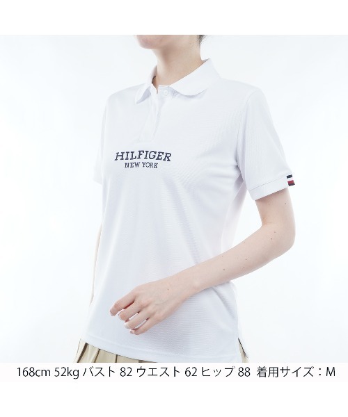 ポロシャツ ポロ フリル ロゴ ポロ シャツ レディース メンズ TOMMY HILFIGER GOLF ポロシャツ ポロ フロントロゴ 半袖
