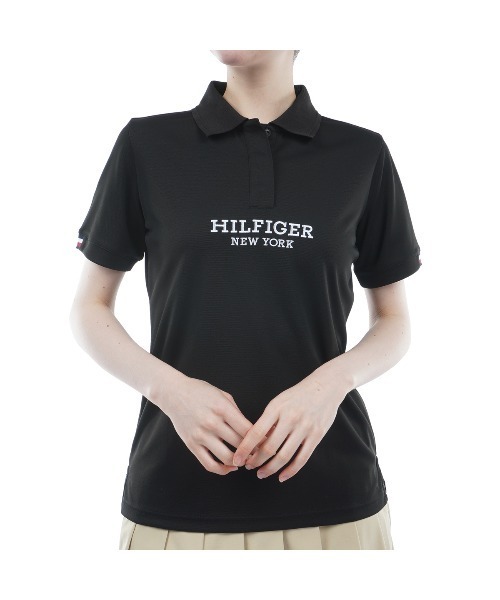 トミーヒルフィガー L ポロシャツ 半袖 レディース【新品未使用】 TOMMY HILFIGER GOLF トミーヒルフィガー ゴルフ フロントロゴ