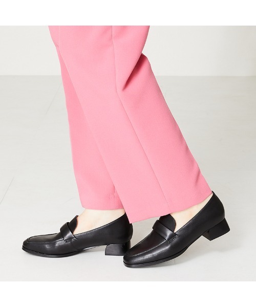 美品✨YSL ネイビー レザー ローファー 36(日本size23) NICAL ローファー 「本革」「NICAL」レザーローファー/44120