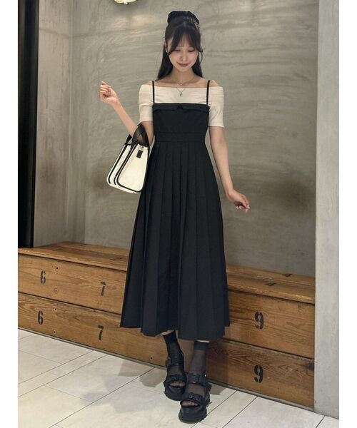 EATME ワンピース オフショルドッキングワンピース : ZOZOTOWN