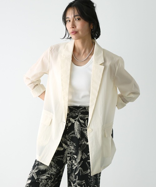 ジャケット ブルゾン BARNYARDSTORM ⁄ ヘリンボーンブルゾン