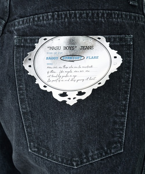 MASU BOYS zipper STRAGHT DENIM ジーンズ　パンツ MASU BOYS zipper STRAGHT DENIM ジーンズ パンツ MASU Masu Boys