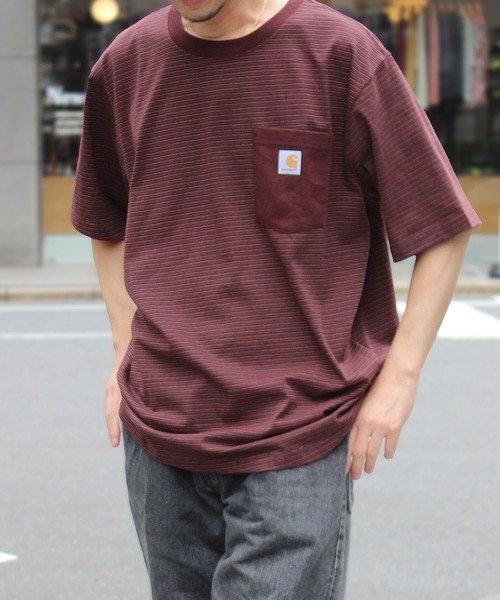 ★Carhartt★リラックス軽量ポケット付きグラフィックTシャツ Carhartt tシャツ 「carhartt」カーハート Relaxed S/S Pocket