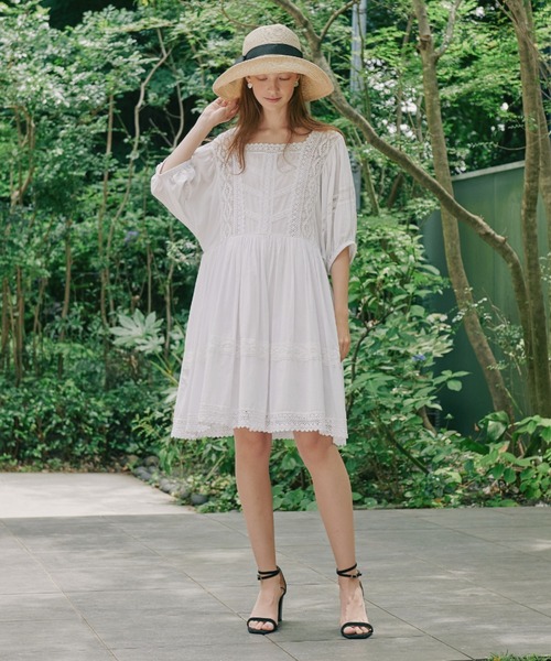 JILLSTUART インド強撚コットンボイルチュニックワンピース JILL STUART｜◇インド強撚コットンボイルチュニックワンピース