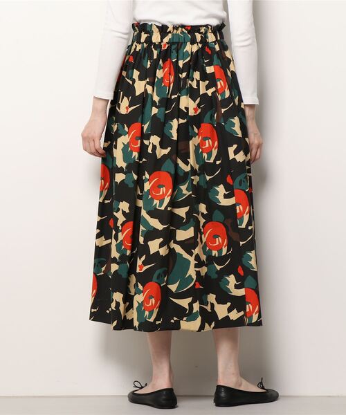 Demi-Luxe BEAMS」 フレアスカート 36 ブラック レディース : 84804467  