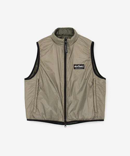 WILD THINGS 〈別注〉 リバーシブル 中綿ベスト Bshop（WILD