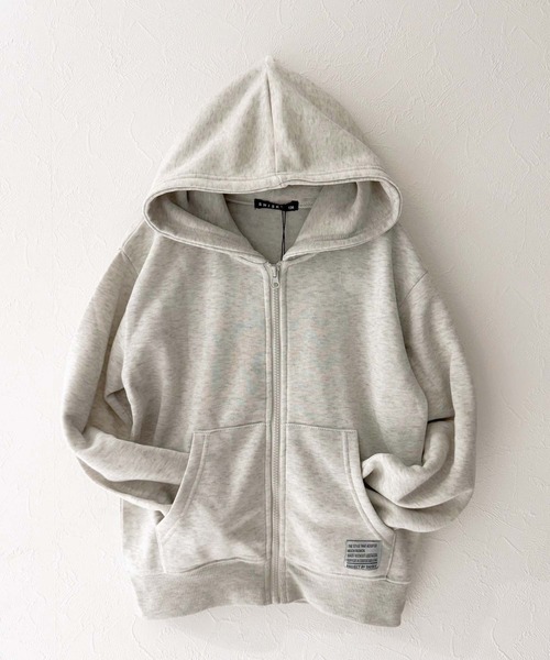 ZIーON（ジーオン） パーカー ちょいBIG 裏起毛 ジップパーカー キッズ