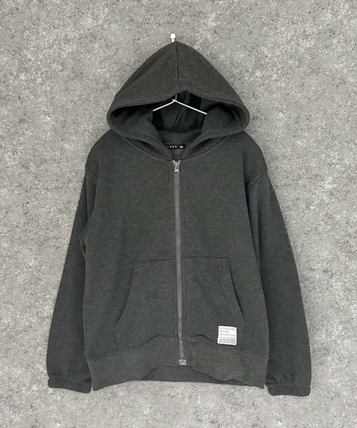 ZIーON（ジーオン） パーカー ちょいBIG 裏起毛 ジップパーカー キッズ