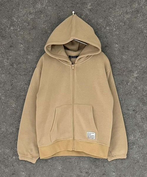 ZIーON（ジーオン） パーカー ちょいBIG 裏起毛 ジップパーカー キッズ
