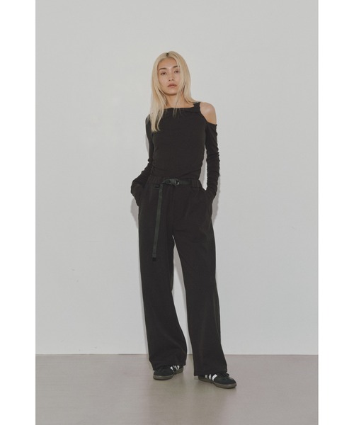 ALEXIA STAM（アリシアスタン） パンツ Wellness Buckle Pants /ベルト