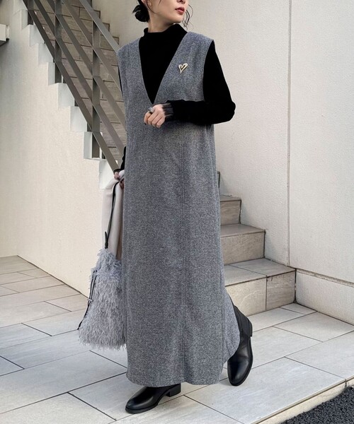 fredy emue（フレディエミュ） ワンピース 2WAYジャンスカ : ZOZOTOWN