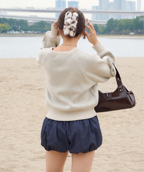 【未使用】 ジャガードニットセーター sedacle girl（セダクルガール） ニット セーター サイドライン