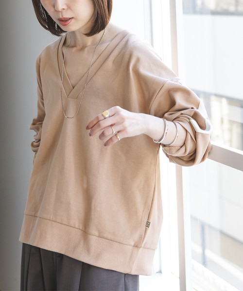 tシャツ ARAMINTA JAMES/アラミンタ ジェームス SERAFINA Vプルオーバー レディース
