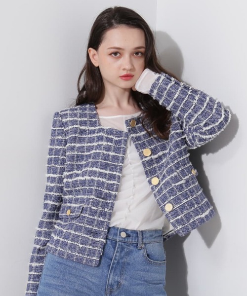 PINKY&DIANNE（ピンキー アンド ダイアン） ジャケット ノーカラー