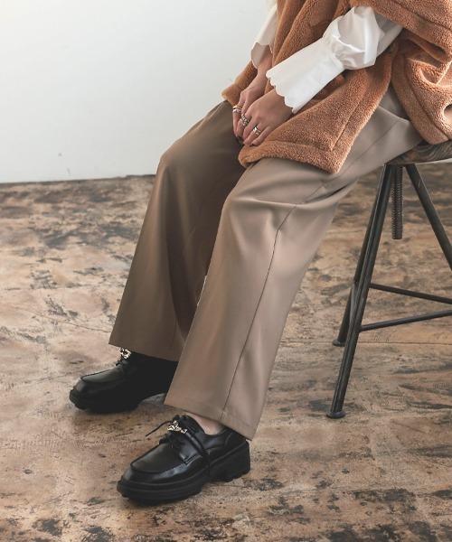 DONOBAN（ドノバン） ローファー レースアップローファー レディース