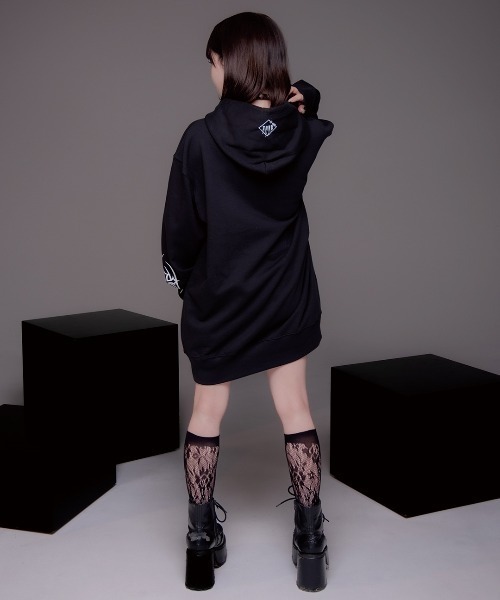 パーカー TRAVAS TOKYO × 適当緑 コラボプリントパーカー レディース メンズ TRAVAS TOKYO パーカー × 適当緑 コラボプリントパーカー
