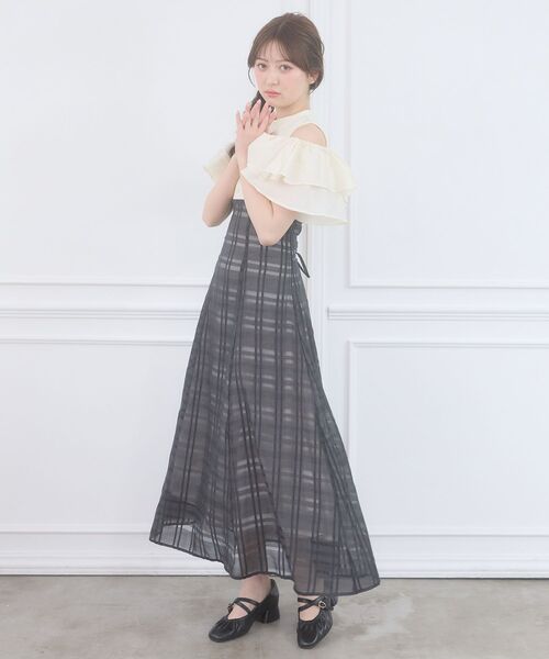 MAJESTIC LEGON（マジェスティックレゴン） ワンピース 半袖 ウエスト