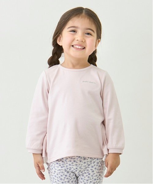 tシャツ 「オーガニック」ペプラム長T キッズ 子供服 女の子 | petit main