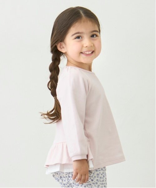 tシャツ 「オーガニック」ペプラム長T キッズ 子供服 女の子 | petit main | 06
