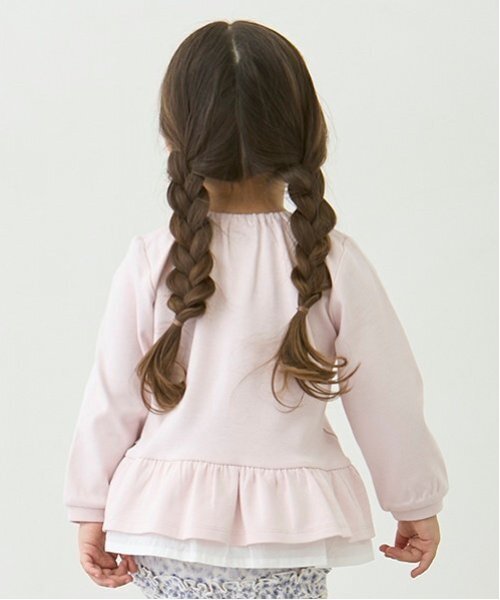 tシャツ 「オーガニック」ペプラム長T キッズ 子供服 女の子 | petit main | 07