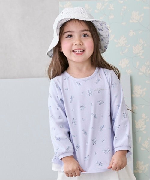 tシャツ 「オーガニック」ペプラム長T キッズ 子供服 女の子 | petit main | 09