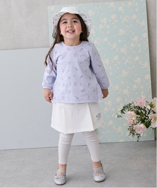 tシャツ 「オーガニック」ペプラム長T キッズ 子供服 女の子 | petit main | 13
