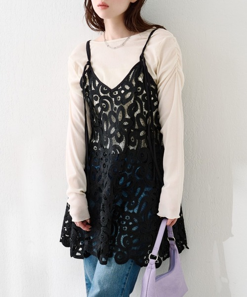 Kastane（カスタネ） チュニック 「ペチコート付き」バテンレース