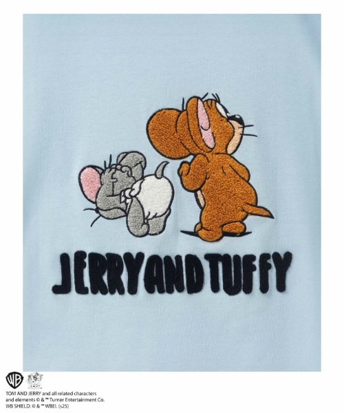 tシャツ TOM＆JERRY サガラ刺繍 ワッペンTシャツ キッズ 子供服 男の子
