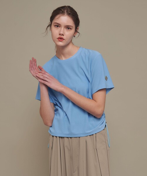 tシャツ 「UNDER ARMOUR ｜ UNITED ARROWS」 クロップド クルーネック Tシャツ レディース