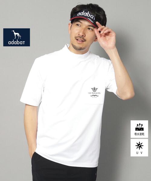 け10●adabat 半袖ハイネックシャツ L 未使用品ライトグリーン 楽天市場】ハイネック 半袖（ブランドアダバット）（ウェア
