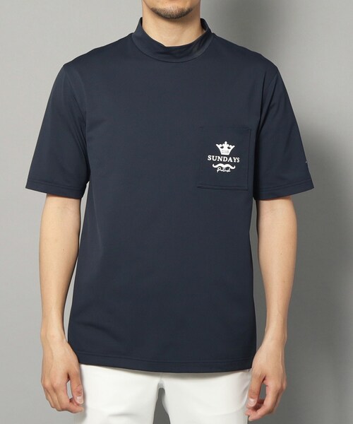 adabat tシャツ 「新レーベル ADABAT NAVY」UVカット/吸水速乾