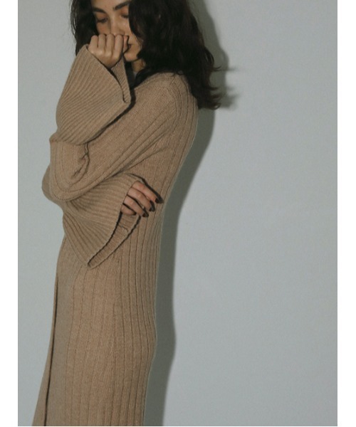 「AMAIL」 ニットカーディガン FREE レッド レディース_画像7