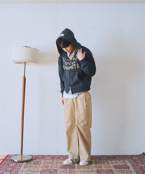 common gull products. zip hoodie L グレー common gull products.（コモンガルプロダクツ）の「common gull