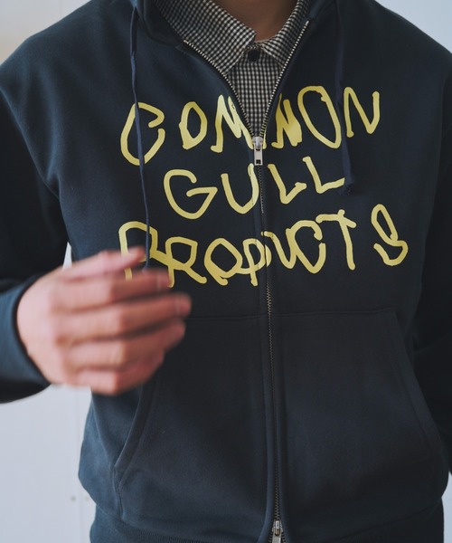 common gull products. zip hoodie 25spring.（パーカー