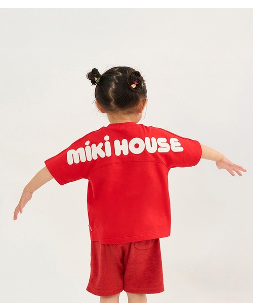 MIKI HOUSE（ミキハウス） tシャツ 「WEB限定」バックロゴ半袖Tシャツ
