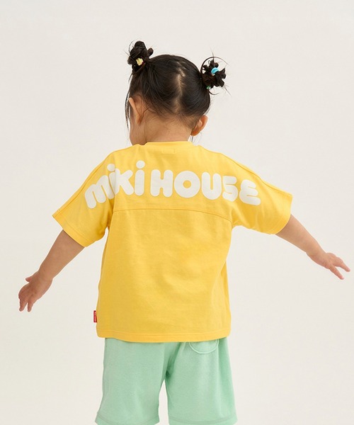 MIKI HOUSE（ミキハウス） tシャツ 「WEB限定」バックロゴ半袖Tシャツ 