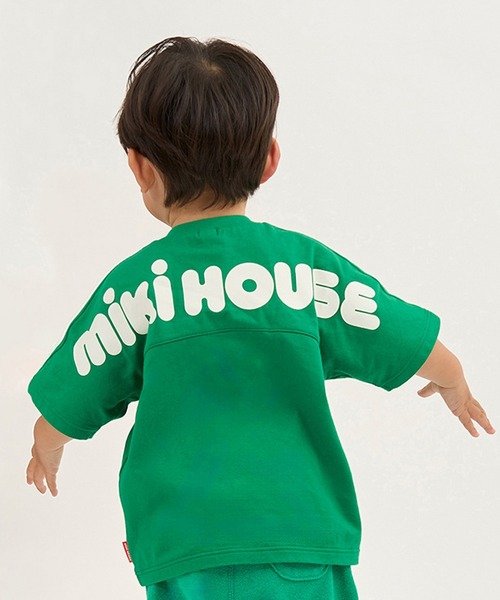 MIKI HOUSE（ミキハウス） tシャツ 「WEB限定」バックロゴ半袖Tシャツ