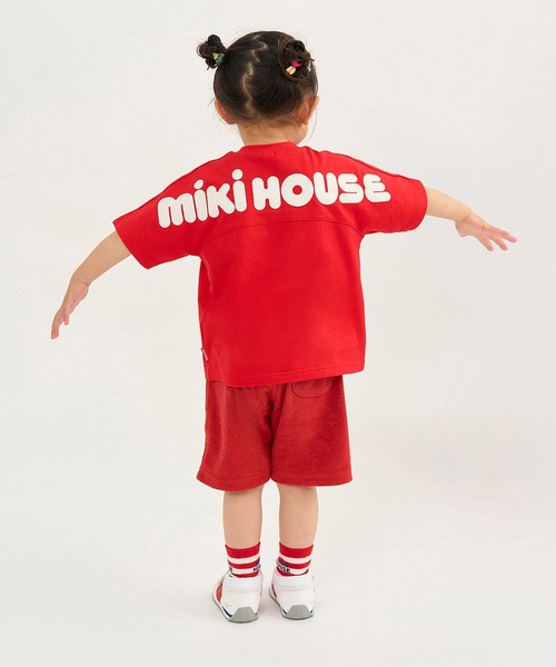 MIKI HOUSE（ミキハウス） tシャツ 「WEB限定」バックロゴ半袖Tシャツ