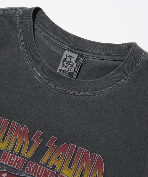 tシャツ CHUMS×SAUVENIR/チャムス×サウベニア 別注 ALL NIGHT SAUNA TOUR Tee/オールナイトサウナ/整う/サウナ | CHUMS | 07