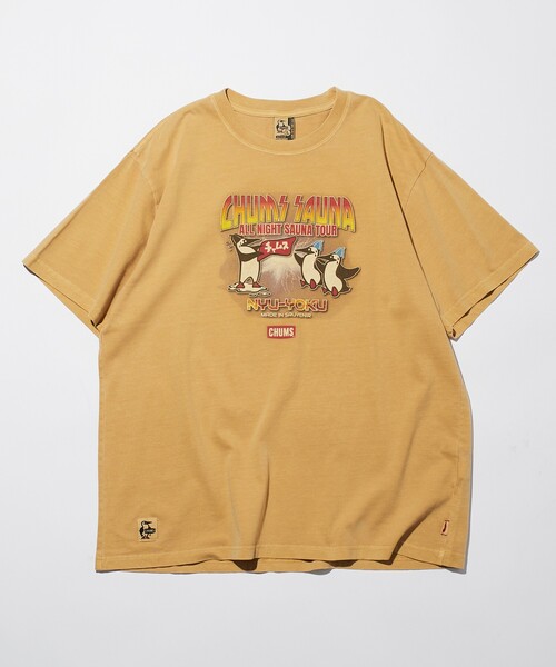 tシャツ CHUMS×SAUVENIR/チャムス×サウベニア 別注 ALL NIGHT SAUNA TOUR Tee/オールナイトサウナ/整う/サウナ | CHUMS | 15
