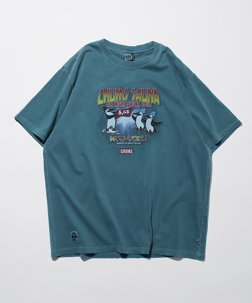tシャツ CHUMS×SAUVENIR/チャムス×サウベニア 別注 ALL NIGHT SAUNA TOUR Tee/オールナイトサウナ/整う/サウナ | CHUMS | 17