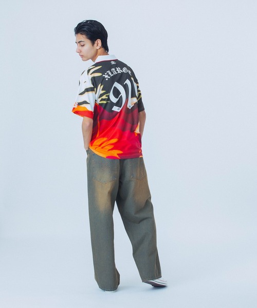 XLARGE×UMBRO SOCCER tシャツ umbro tシャツ XLARGE×UMBRO S/S SOCCER JERSEY メンズ