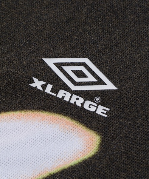 UMBRO×XLARGEコラボ】ネイビー 長袖カットソー L umbro tシャツ XLARGE×UMBRO L/S SOCCER JERSEY メンズ