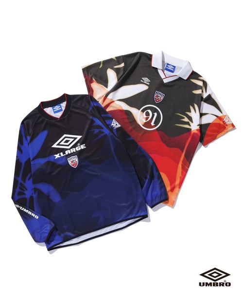 XLARGE×UMBRO SOCCER tシャツ umbro tシャツ XLARGE×UMBRO S/S SOCCER JERSEY メンズ